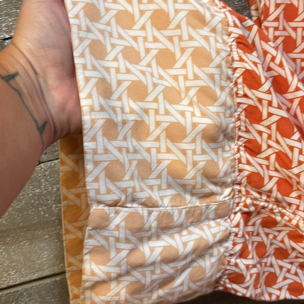 PIYAMA Orange and White pajama lounge set size XS - Picture 13 of 14